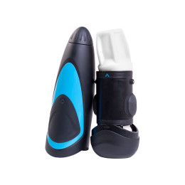 Мастурбатор нереалистичный Satisfyer Men One с регулировкой давления, силикон, чёрный, 25,5 см