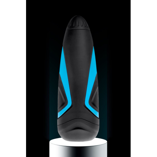 Мастурбатор нереалистичный Satisfyer Men One с регулировкой давления, силикон, чёрный, 25,5 см