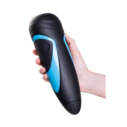 Мастурбатор нереалистичный Satisfyer Men One с регулировкой давления, силикон, чёрный, 25,5 см