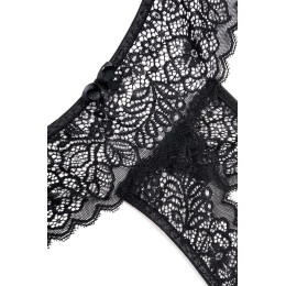 Трусы Eromantica, Juno, с доступом, черные, 42-44