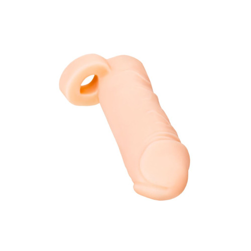 Насадка XLover by TOYFA Increase+ для увеличения размера, с кольцом, TPR, телесный 16 см