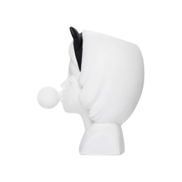 Подставка под сувенирную продукцию "Девочка с жвачкой" белый, черный