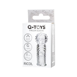 Насадка на палец A-Toys by TOYFA Ricol, ТРЕ, прозрачный, 8 см