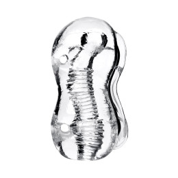 Мастурбатор нереалистичный Lingam by TOYFA Indira, TPE, прозрачный, 14 см