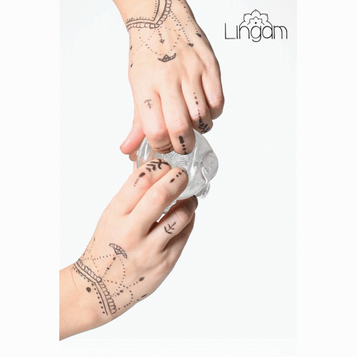 Мастурбатор нереалистичный Lingam by TOYFA Indira, TPE, прозрачный, 14 см