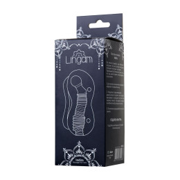 Мастурбатор нереалистичный Lingam by TOYFA Indira, TPE, прозрачный, 14 см