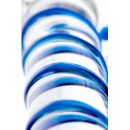 Двусторонний фаллоимитатор Sexus Glass, стекло, прозрачный, 22,5 см