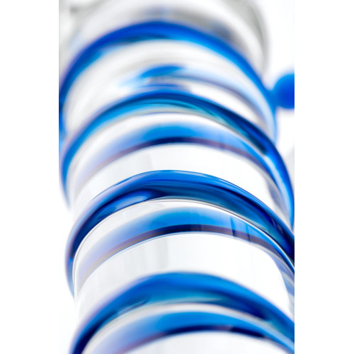 Двусторонний фаллоимитатор Sexus Glass, стекло, прозрачный, 22,5 см