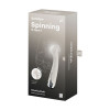 Вибратор для точки G  с ротацией Satisfyer Spinning G-Spot 1, силикон, бежевый, 16,8 см