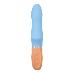 Вибратор Flovetta BLUEBELL, силикон, голубой, 18,5 см