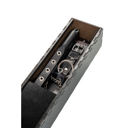 Бондажный набор Pecado BDSM, 3 точки фиксации, большая распорка, оковы, наручники, ошейник с кольцом