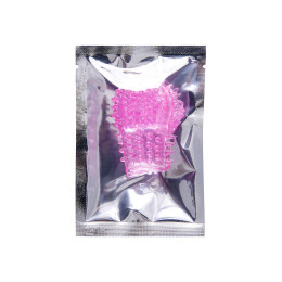 Насадка на палец Eromantica Gentle, розовая, силикон