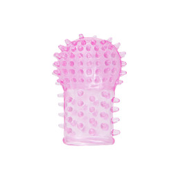 Насадка на палец Eromantica Gentle, розовая, силикон