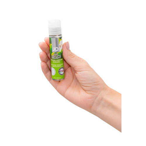 Съедобный лубрикант со вкусом зеленого яблока JO H2O Green Apple, 30 мл