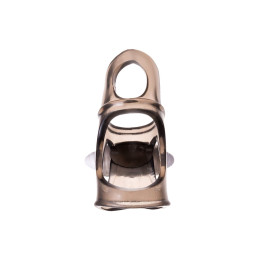 Эрекционное кольцо на пенис с вибрацией XLover by TOYFA, TPE, черный прозрачный, 7 см