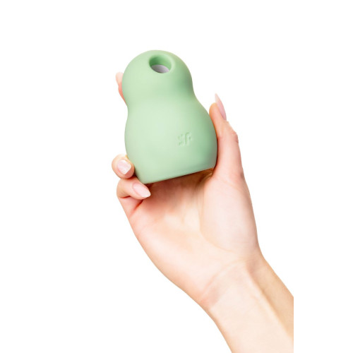 Вакуумный стимулятор клитора с вибрацией Satisfyer Pro To Go 1, мятный, 9 см