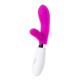 Вибратор с клиторальным стимулятором A-Toys by TOYFA Mady, силикон, розовый, 20,4 см