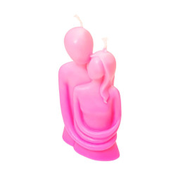 Свеча интерьерная Штучки-Дрючки "Пара", розовый, 95г