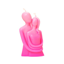 Свеча интерьерная Штучки-Дрючки "Пара", розовый, 95г
