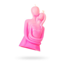 Свеча интерьерная Штучки-Дрючки "Пара", розовый, 95г