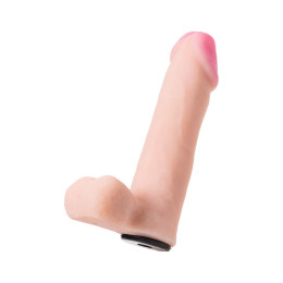 Страпон на креплении RealStick Strap-On Hunter, TPR, телесный, 14,5 см