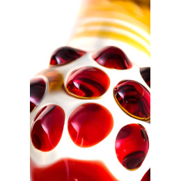 Двусторонний фаллоимитатор Sexus Glass, стекло, прозрачный, 18 см