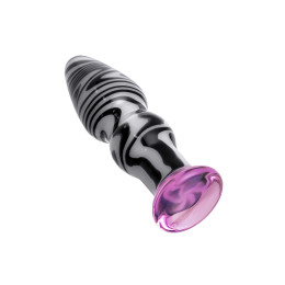 Анальная втулка Sexus Glass, стекло, белый, 12,5 см, Ø 3,5 см