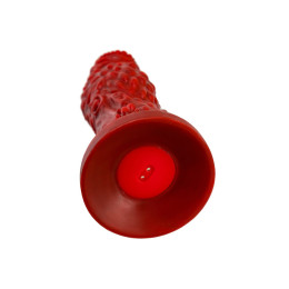 Вибратор Black&Red by TOYFA Monster Docus, силикон, красно-черный, 20 см