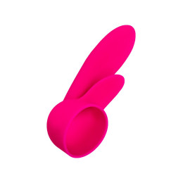 Насадка для массажера Love Magic, силикон, розовая, 13 см