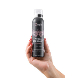 Шипучая пена для массажа Orgie Acqua Croccante Sakura, аромат цветов сакуры, 150 мл