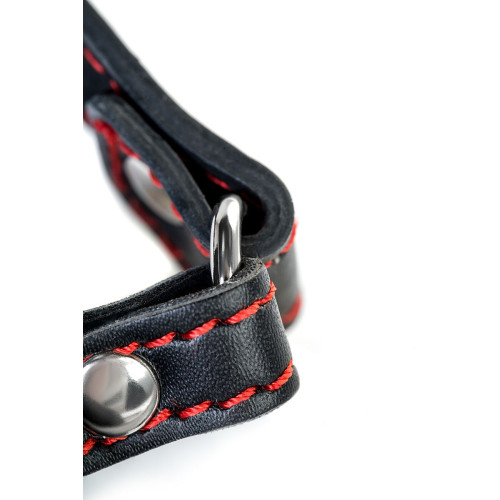 Кляп-трензель TOYFA Theatre, в виде косточки, черный