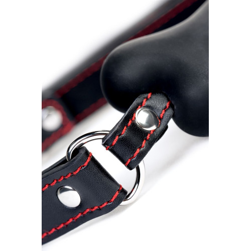 Кляп-трензель TOYFA Theatre, в виде косточки, черный