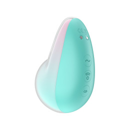 Вакуумный стимулятор клитора Satisfyer Pixie Dust, силикон, зеленый, 9,4 см
