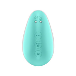 Вакуумный стимулятор клитора Satisfyer Pixie Dust, силикон, зеленый, 9,4 см
