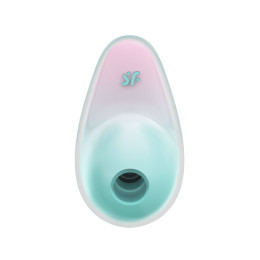Вакуумный стимулятор клитора Satisfyer Pixie Dust, силикон, зеленый, 9,4 см