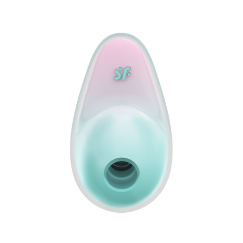 Вакуумный стимулятор клитора Satisfyer Pixie Dust, силикон, зеленый, 9,4 см