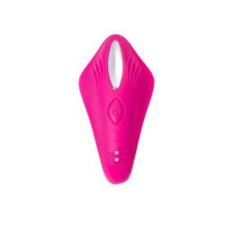 Вибратор для пар A-Toys by TOYFA Cobrum, силикон, розовый, 9,6 см