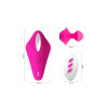 Вибратор для пар A-Toys by TOYFA Cobrum, силикон, розовый, 9,6 см