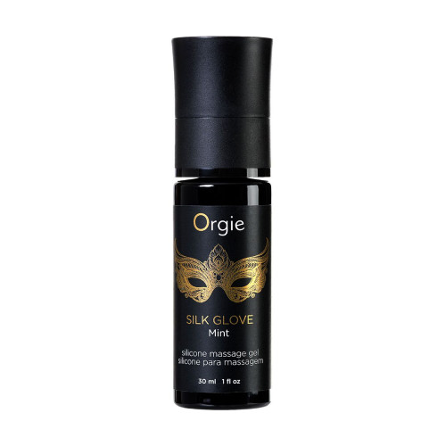 Комплект для эротического массажа Orgie Pear Lust Massage (силиконовый гель,ожерелье), 30 мл