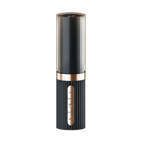 Мини-вибратор с 3D пульсацией Satisfyer Deep Kiss с USB-C зарядкой, силикон, ABS, чёрный, 11,4 см