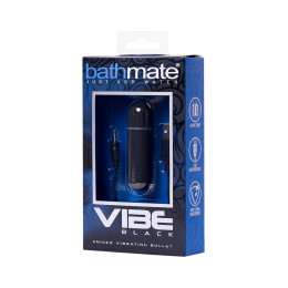 Вибропуля Bathmate Vibe Bullet Black, перезаряжаемая, водонепронецаемая, пластик, черная