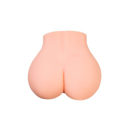 Мастурбатор реалистичный в форме попки, с 2 любовными входами, ТPE, телесный, 5,2 кг (в белой коробк