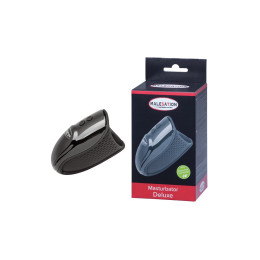 Нереалистичный мастурбатор MALESATION Deluxe, силикон, черный, 12,5 см