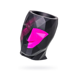 Подставка под сувенирную продукцию "Геометрический Ричард" черный, розовый