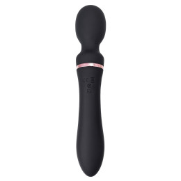 Двусторонний интимный массажер WANAME D-SPLASH Surge, силикон, черный, 22,5 см