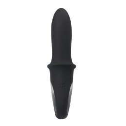 Анальный вибратор с нагревом Satisfyer Hot Passion Connect App, силикон, черный, 18 см