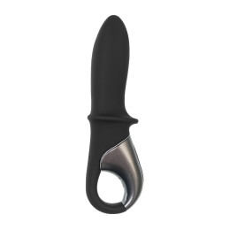 Анальный вибратор с нагревом Satisfyer Hot Passion Connect App, силикон, черный, 18 см