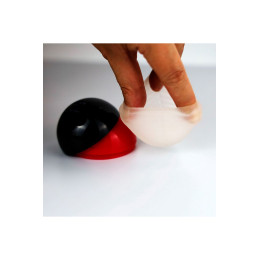 Нереалистичный мастурбатор - шар MALESATION Lucky Ball type 1, TPE, белый