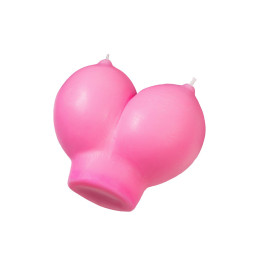 Свеча Pecado BDSM «Сиськи», розовая, 150 гр.