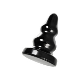 Анальная втулка POPO Pleasure by TOYFA Monoceros, PVC, черная, 15 см, Ø 7 см